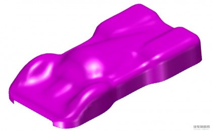 三维CAD：中望3D车模曲面加工，高精高光高效