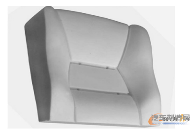 图7 3D 打印局部汽车座椅模型