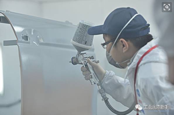 北京汽车企业已于今年九月开始全面使用水性漆