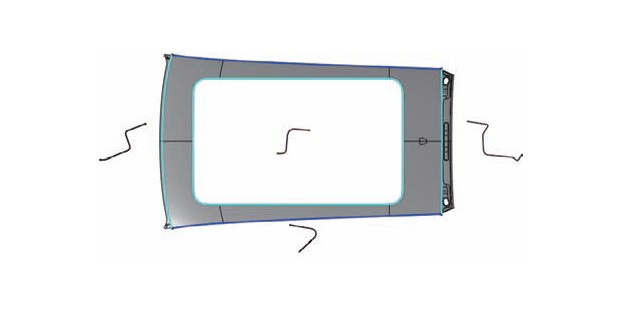 基于尺寸和表面质量的顶盖模具型面补偿方法